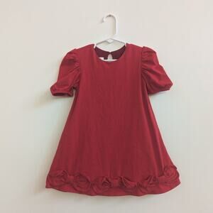 Isobella & Chloe Red Bow Christmas Classic Girls 3T